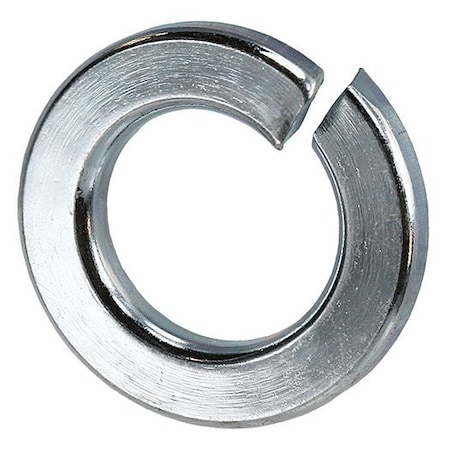 Dottie Split Lock Washer, For Screw Size 1/4 in Spring Steel, Zinc Plated Finish, 100 PK LW14